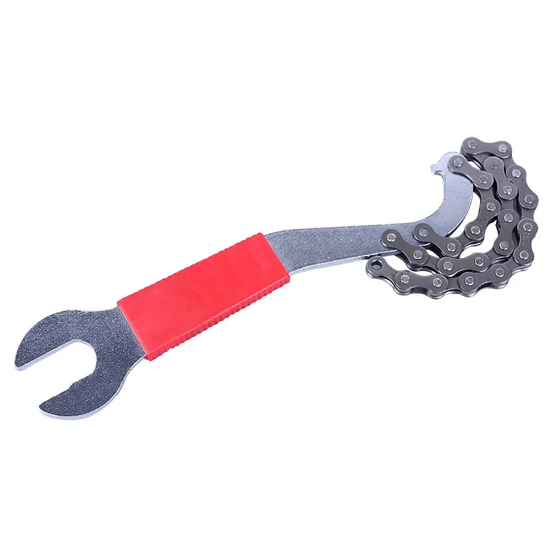 Bicycle Freewheel Cassette Removal Chain Whip Sprocket Spanner Wrench Bike Repair Service Tools TOL-123