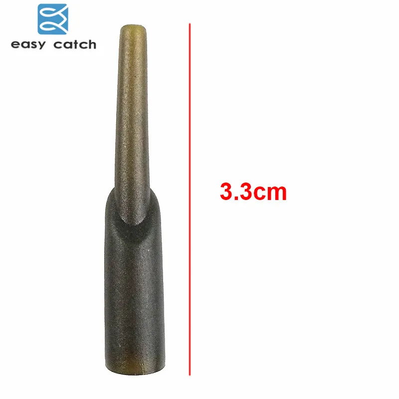 Easy Catch 20pcs Carp Fishing Run Rig Rubber Plastic Running Rigs Sleeve Swivel Connector Carp Fishing Accessories
