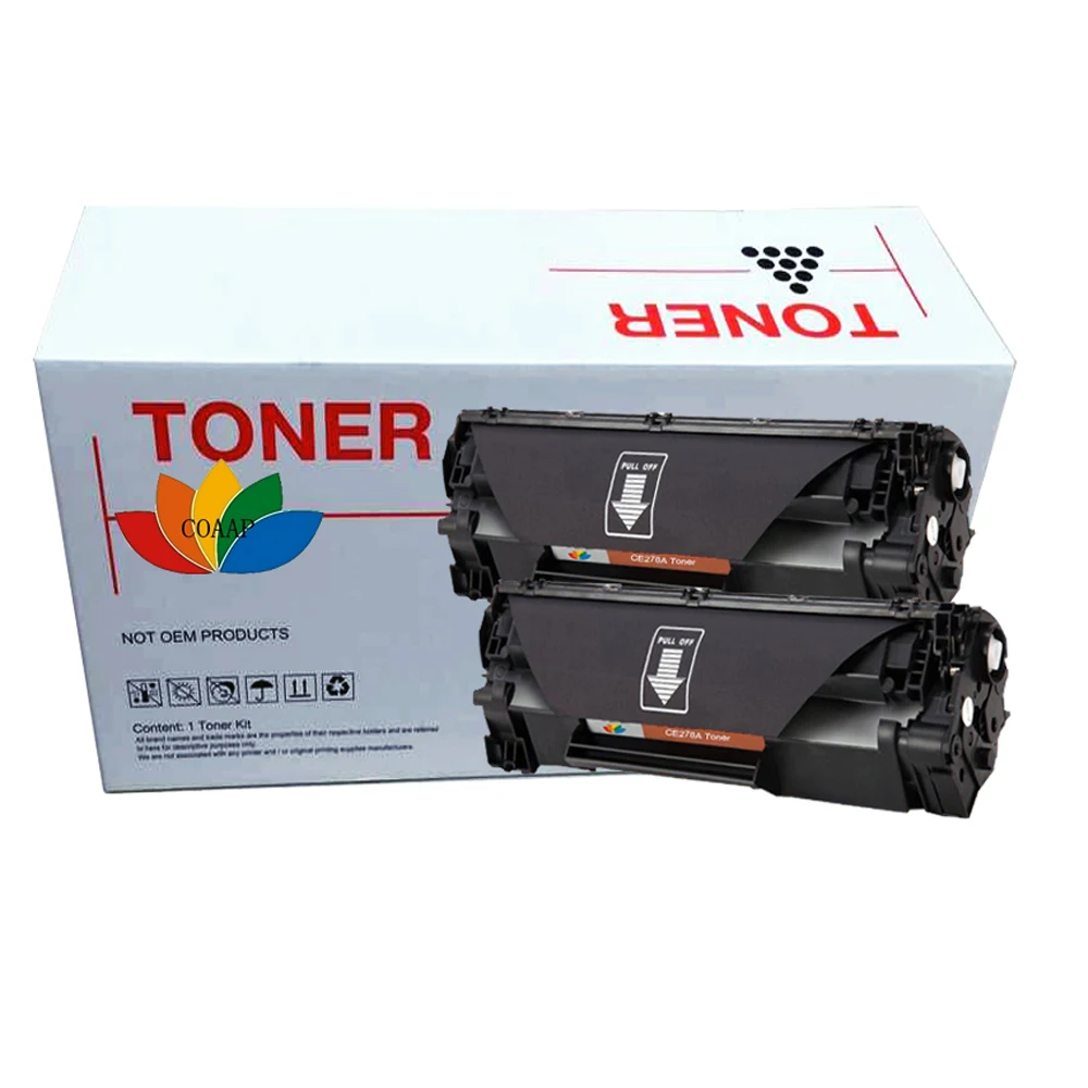 2x Compatible Hp278a 78A CE278A 278 278a Toner cartridge for hp435a for HP Laserjet 1566 1606 1536 1536dnf Printing