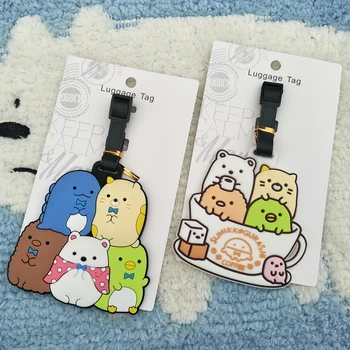 IVYYE-Sumikko gurashi 애니메이션 여행 액세서리, 수하물 태그, 가방, ID 주소, 휴대용 태그, 수하물 라벨, 신제품 선물