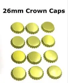 Premium Quality Manual Beer Bottle Capper for 26mm Crown Caps Homebrew Beer Capper + 12pcs 26mm Crown Caps