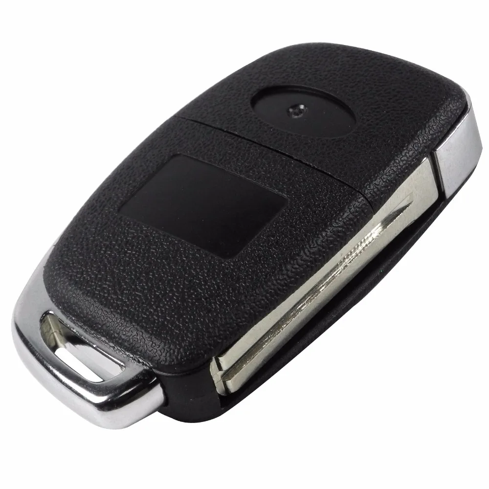 jingyuqin Remote 3 Buttons FSK 433Mhz ID46 Chip TOY40 Car Key Shell For Hyundai New IX35 IX25 IX45 Elantra Santa Fe