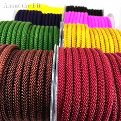 Craftsmanship Braided Nylon Ropes 6mm Woven String Strap Beading Cord Bracelet For Jewelry Making Lacing Tassels Macrame Rattail