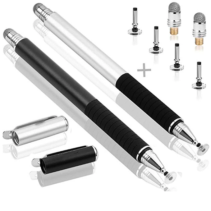 Universal Capacitive Stylus pen , Disc Stylus Touch Screen Pens For Iphone Samsung Xiaomi High Precision Capacitive Fiber Pen