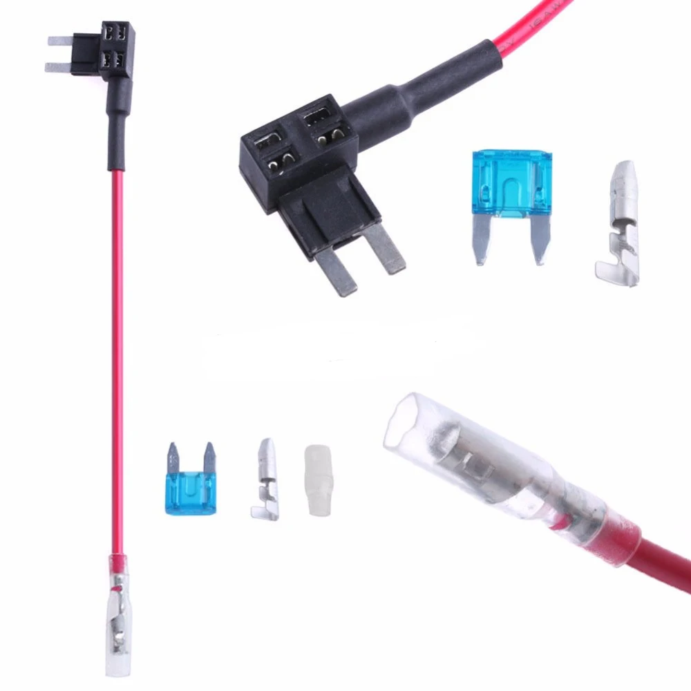 1 set Car Micro Blade Mini ATM Fuse Adapter tap DUal Circuit Adapter Holder