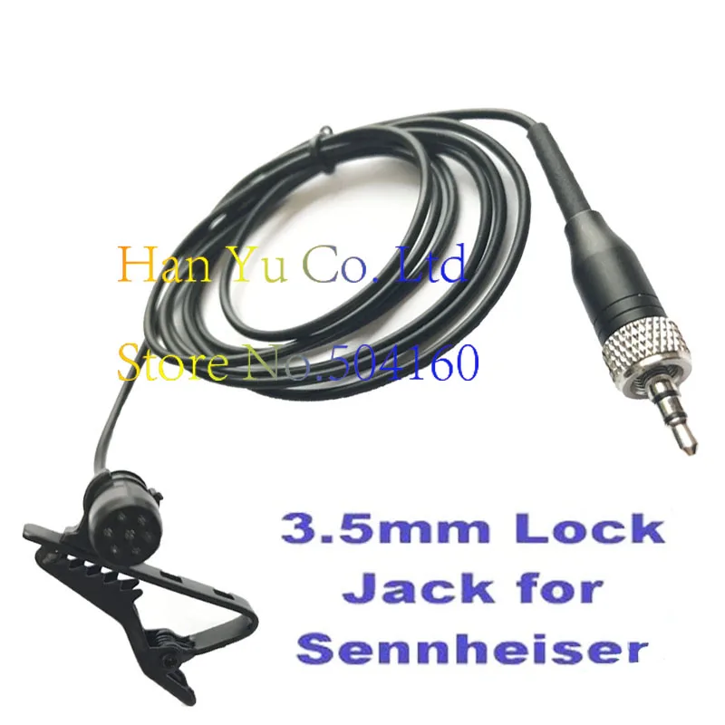 Free Shipping Lavalier Lapel Cardioid Uni-directional Microphone FOR Sennhei ser G1 G2 G3 EW100 300 500