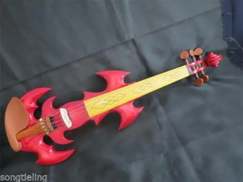 Best model fancy Crazy-1 art streamline red 5strings 4/4 electric violin # 9034