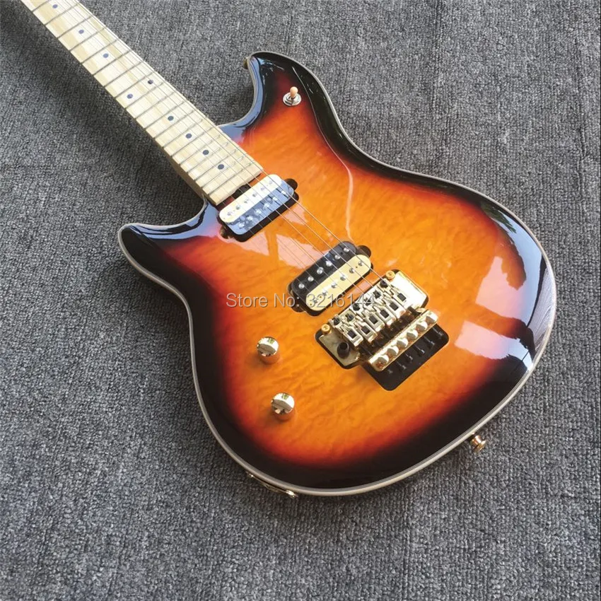 New electric guitar, backhand, fade, left hand guitar, duplex, real photos E.V    GUITAR Wholesale and retail