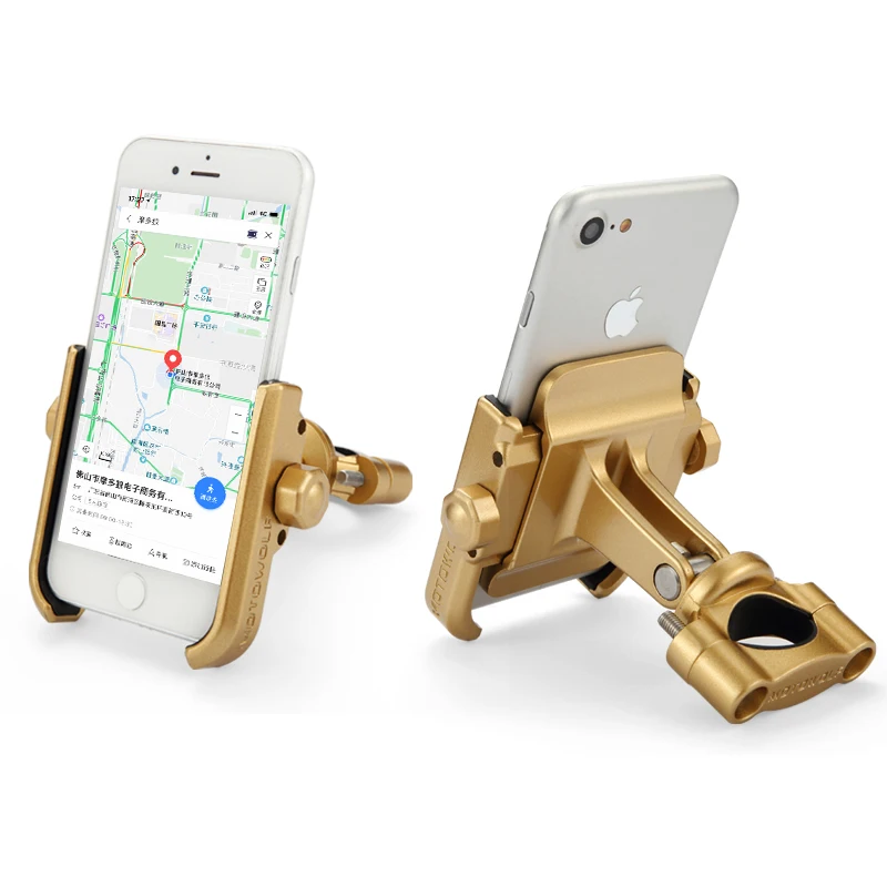 MOTOWOLF Motorcycle Modified Phone Holder 360 Horizontal rotation Cool styling CNC Aluminum