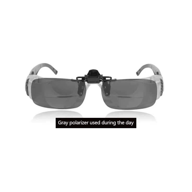 Gafas de sol polarizadas pesca con lupa y lentes de gran tamaño - imagen 2
