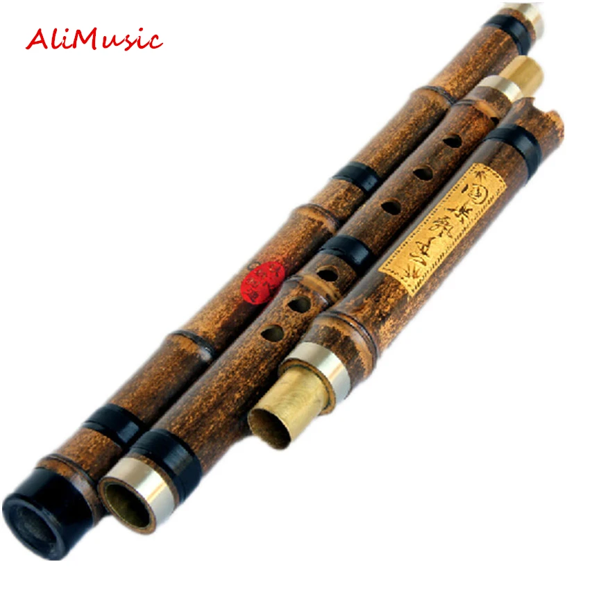 

Professional Chinese Vertical Bamboo Flute Xiao Natural Woodwind musical instrument 8 Hole Key of F or G flauta with Leather Bag