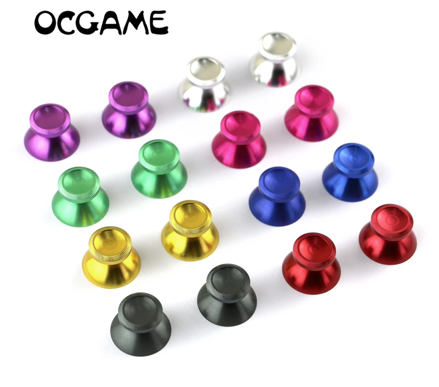 20pairs Metal Analog Stick Joystick Thumbstick Mushroom Cap For Xbox360 XBOX 360 Game Controller Replacement Parts