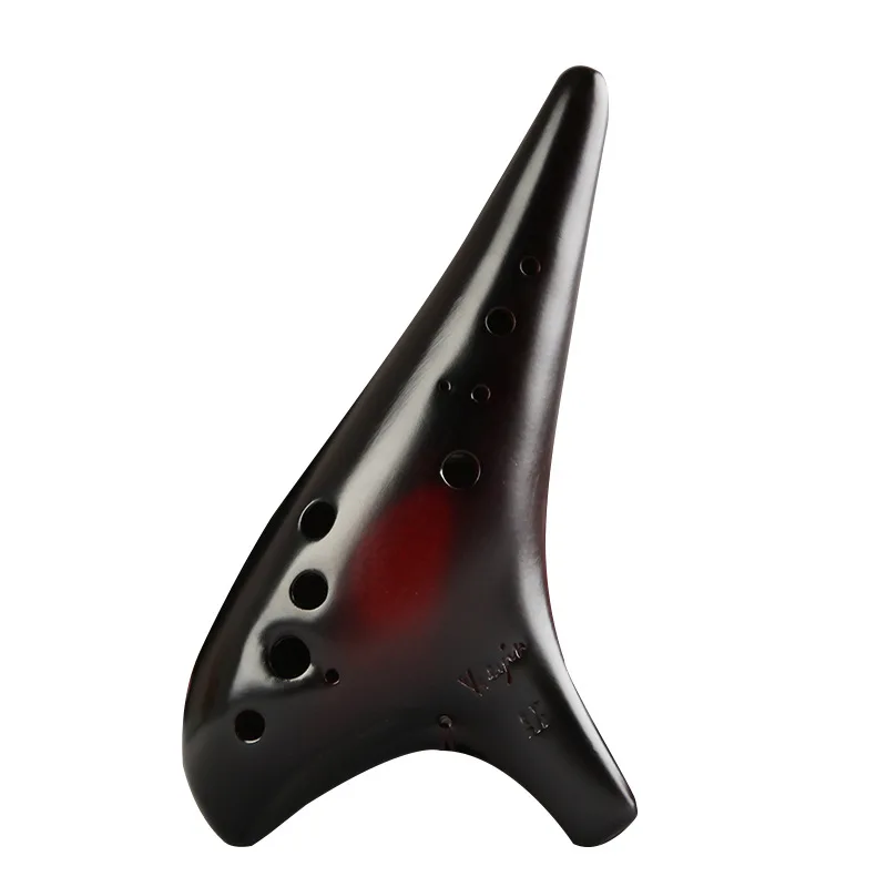 SevenAngel Professional Ocarina 12 Hole Alto F Okarina Performance Smoldering Ocarina Music Instruments