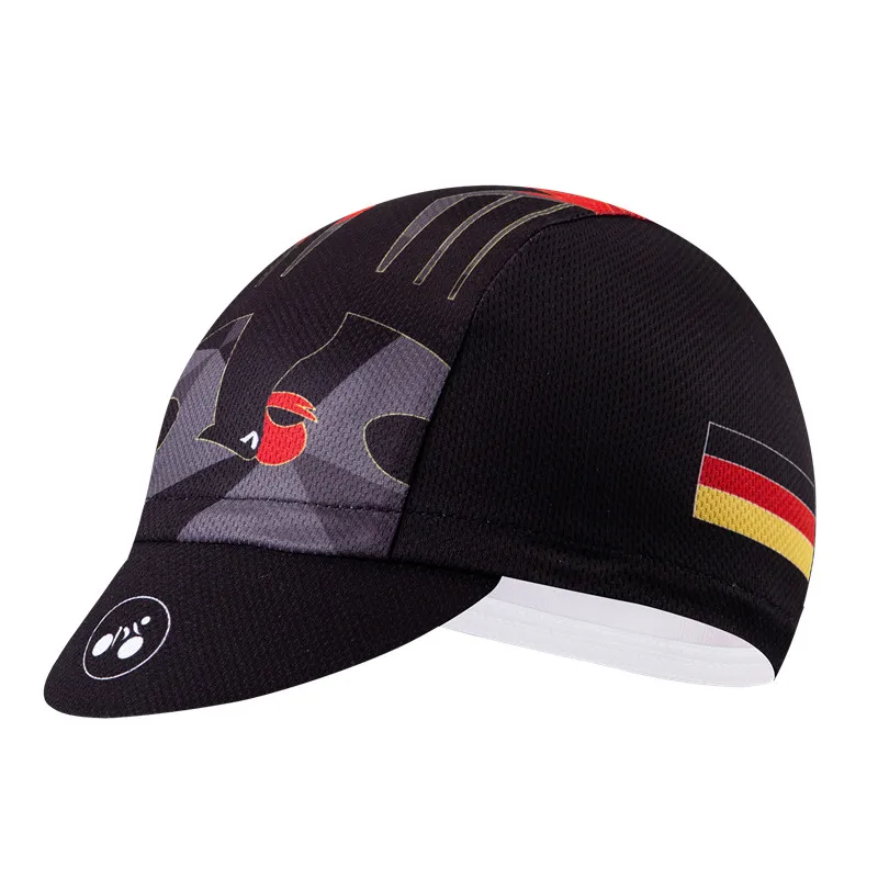 France UK USA Norway Team Cycling Cap Men Sports Bicycle Cap Summer UV Protection MTB Bike Helmet Hat One Size Cycling Headband