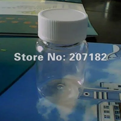 (200pcs/lot) 60ml PET big bottleneck solid bottle,capsule plastic bottle