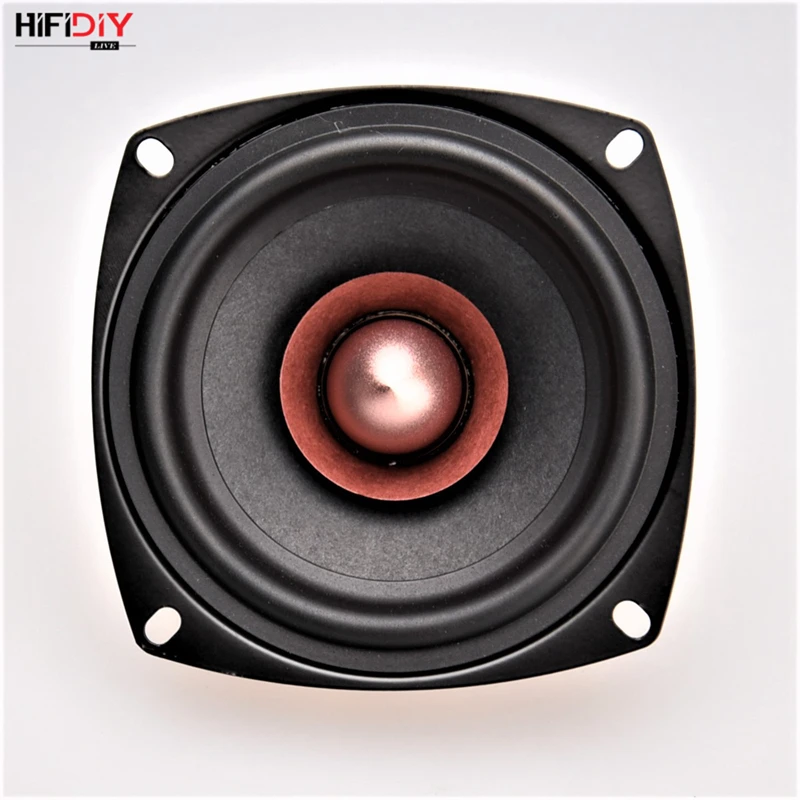 HIFIDIY LIVE Hi-Fi  4 inch DIY Full frequency speaker unit 4 8OHM 25W Neodymium magnetic High Alto bass loudspeaker QF4-105NS