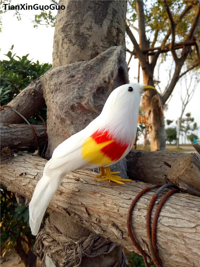 small 12cm foam&feathers bird hard model,simulation bird handicraft,home garden decoration gift s0303