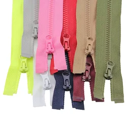 2Pcs 50Cm 3# High-Grade Resin Zippers For Clothes Jacket Clothing Down Colorful Zipper For Sleeping Bag Zip Clothing Accessories