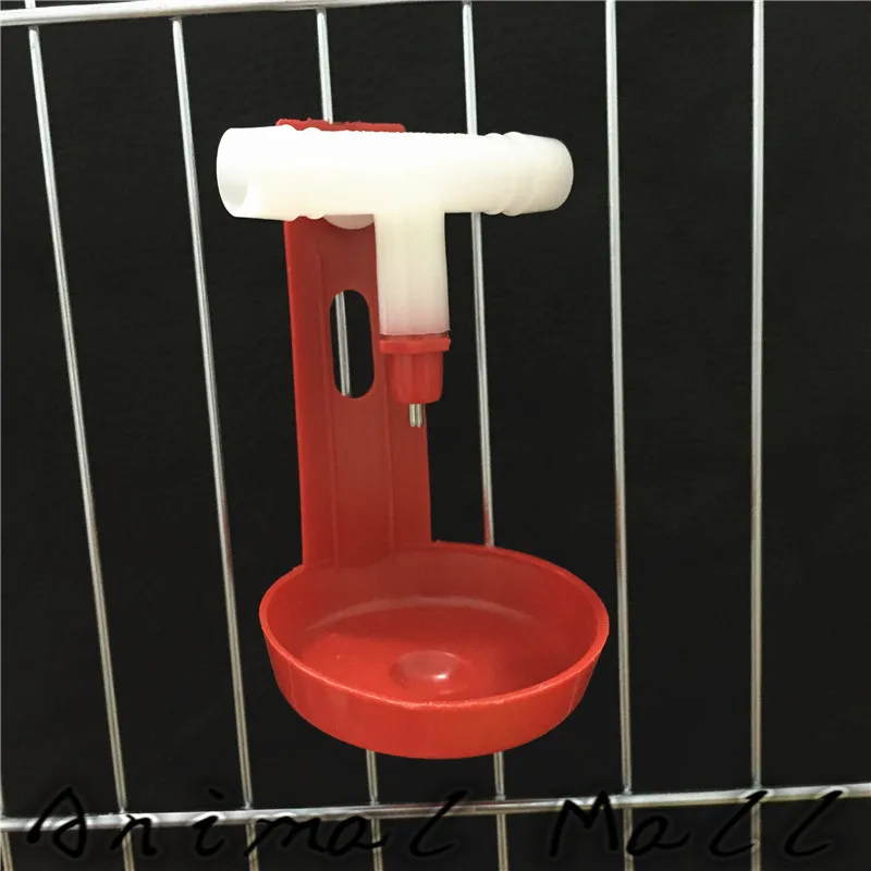 10 sets Chicken waterer Cups Bird Feeding Cup Spring drinking Quail Bird Poultry Cage Automatic Drinking