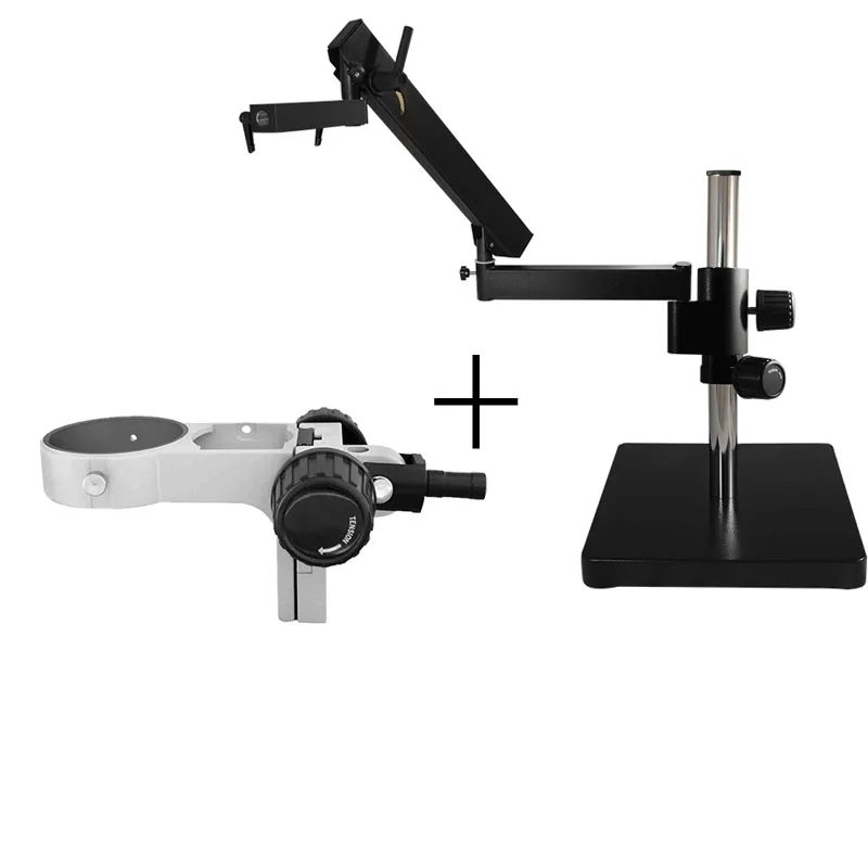 ZJ-710 Flexible Arm with Center Hole Heavy Base Stand Microscope Stand