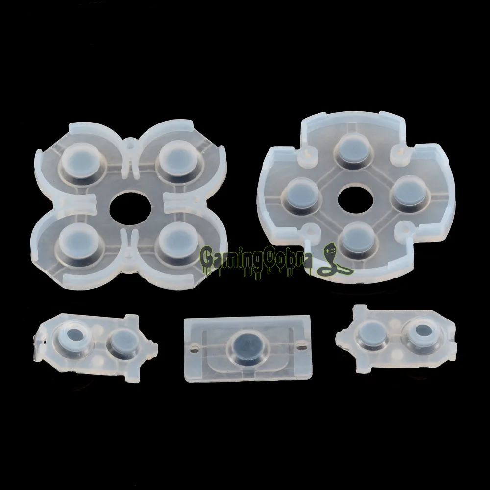 ExtremeRate 교체용 고무 전도성 패드, PS4 컨트롤러 JDM-030