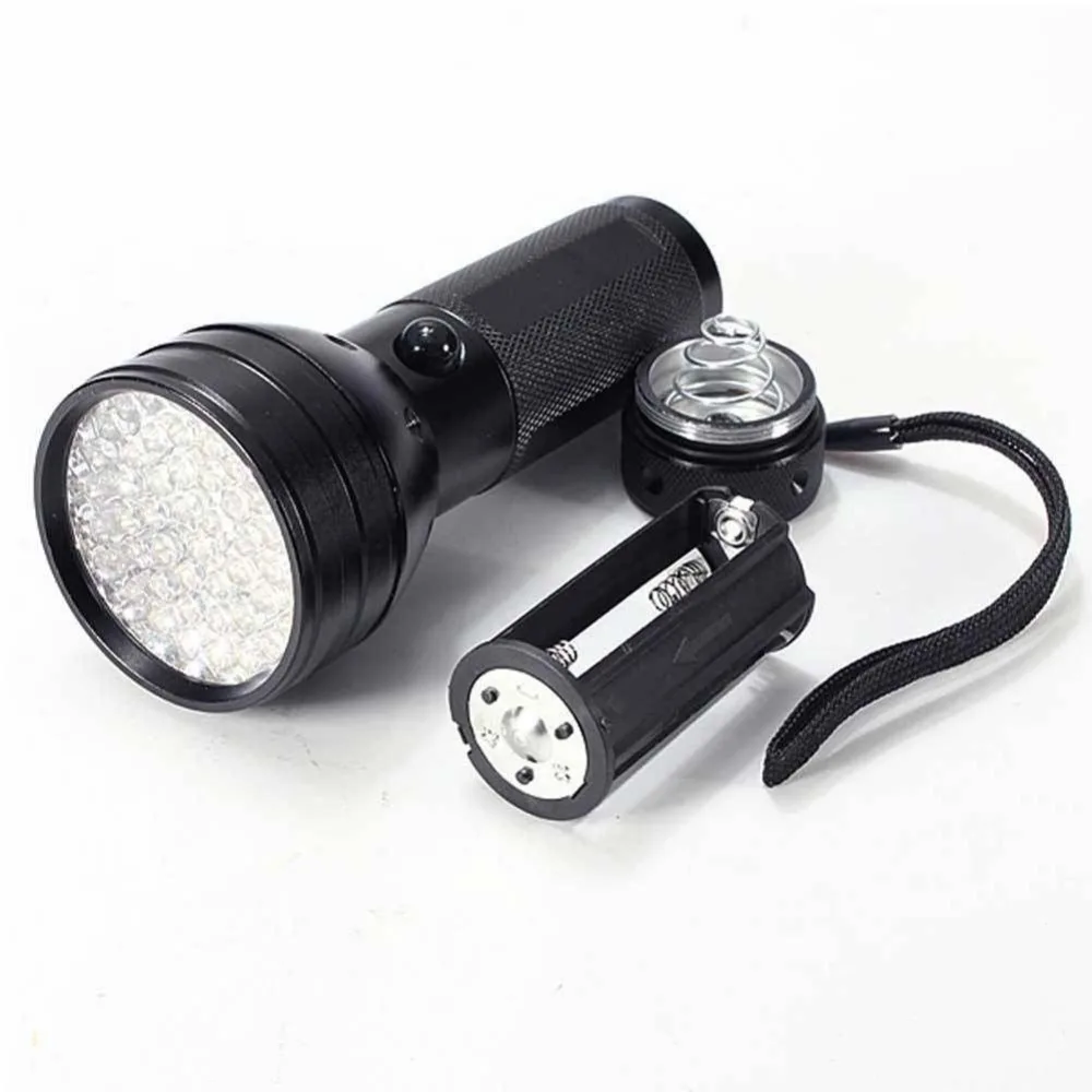 Aluminium 395nM LED UV Flashlight Torch Ultra Violet Blacklight Detection Purple Light Lamp for Checking Note Credit Card