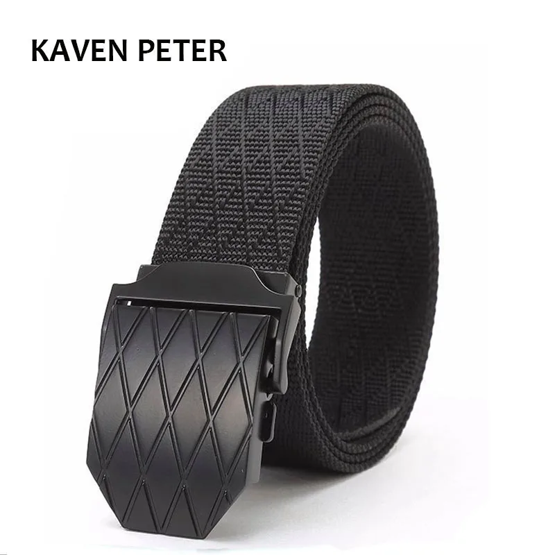 Men Military Nylon Belt With Zinc Alloy Buckle Outdoor Leisure Belt High Quality Strap Width 3.8CM Tactical Belt For Men