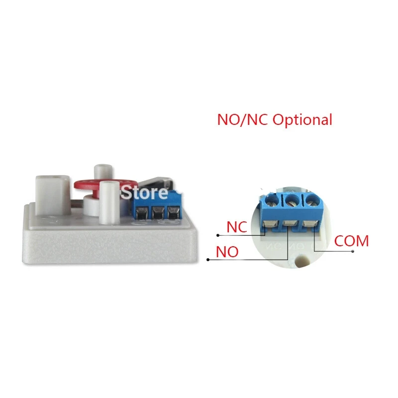 (10 stuks) NC NO Signaalopties Beveiligingsalarmaccessoires Knop Paniekknop Brandalarm Noodschakelaar