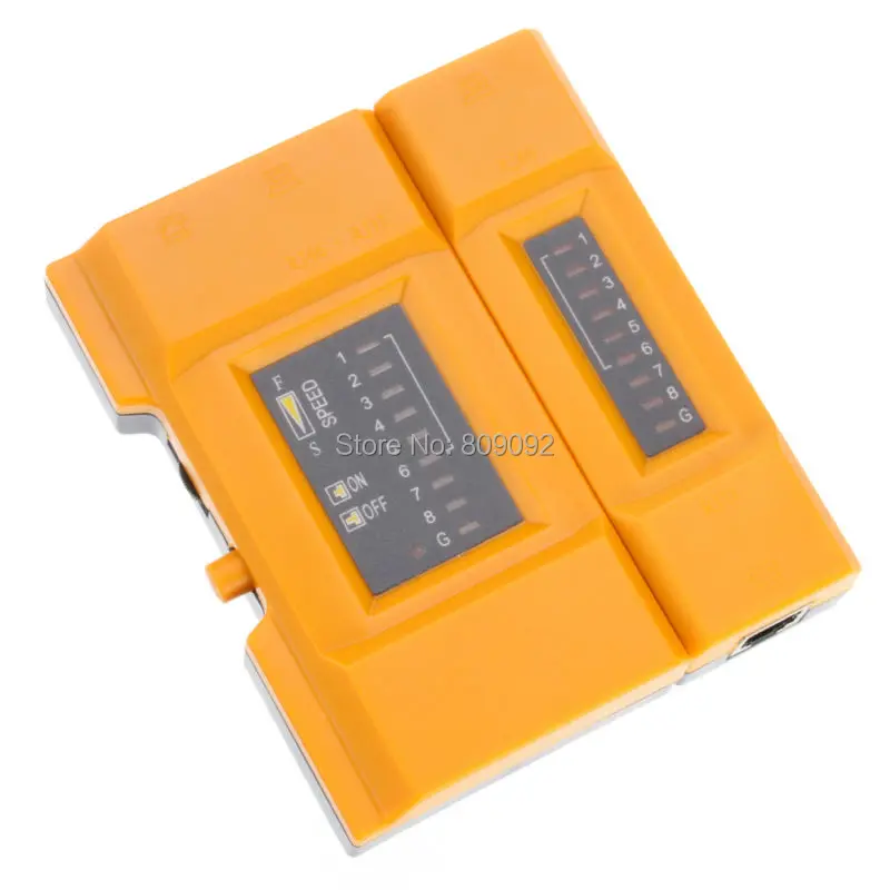 جودة عالية 668 المهنية RJ11 RJ45 Cat5 Cat6 يده شبكة كابل الهاتف تستر كاشف المقتفي أداة كيت #4