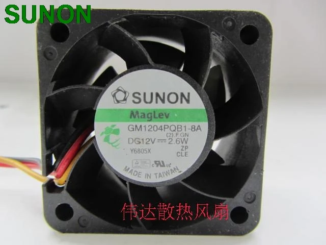 

40MM FAN For Sunon GM1204PQB1-8A 4028 40*40*28 mm 12V 2.6W 3WIRE Server Inverter Cooling Fan