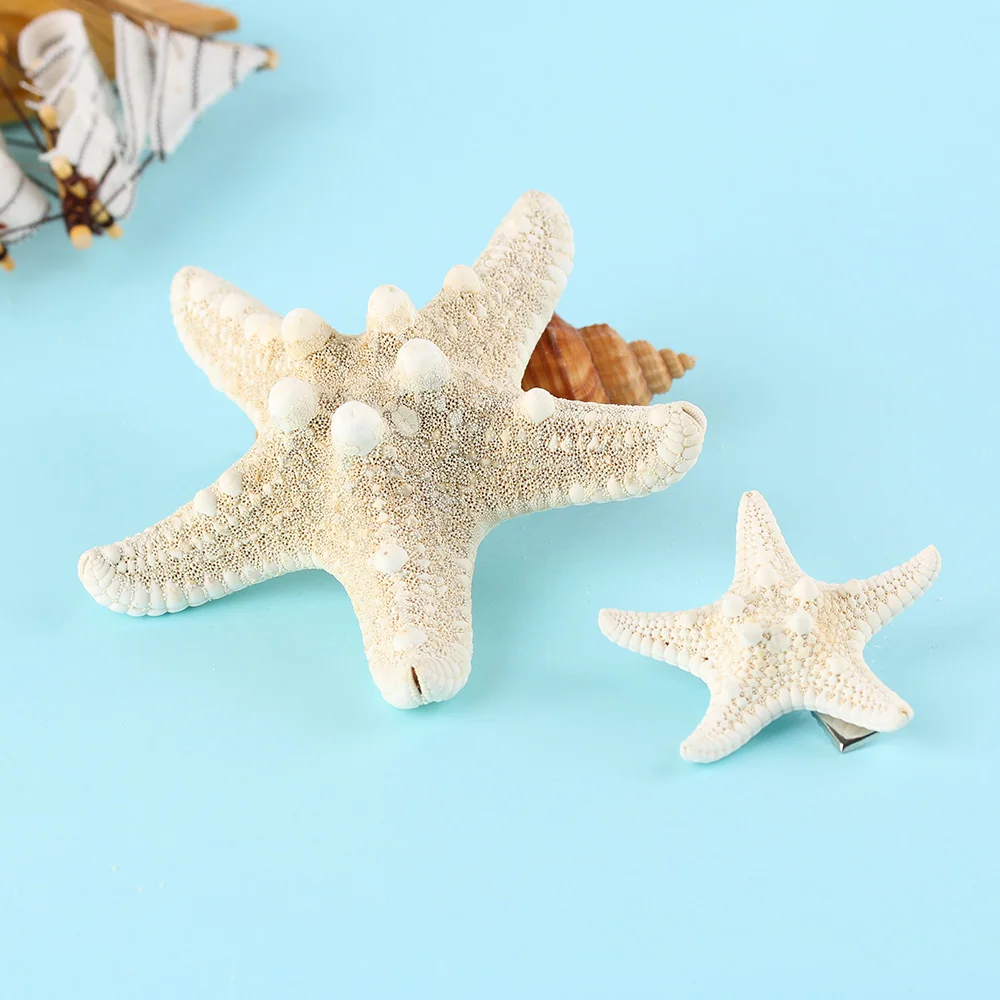 1/2 pcs Womens Girls Starfish Hairclip Elegant BEAUTY Starfish Sea Star Hair Clip Hot Hair Accessories for Grils