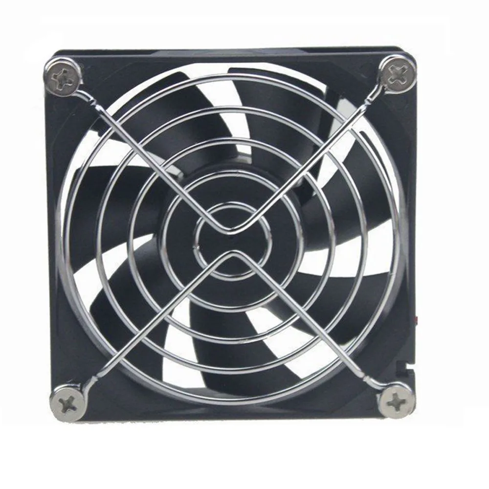 200Pcs Lot Gdstime 80mm New Metal Steel 8cm Fan Protector Finger Guard Fan Grill Net