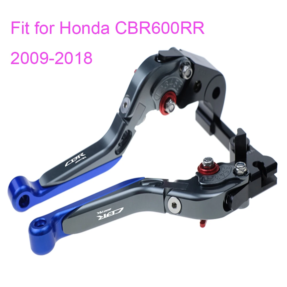 

KODASKIN Left and Right Folding Extendable Brake Clutch Levers for Honda CBR600RR 2009-2018