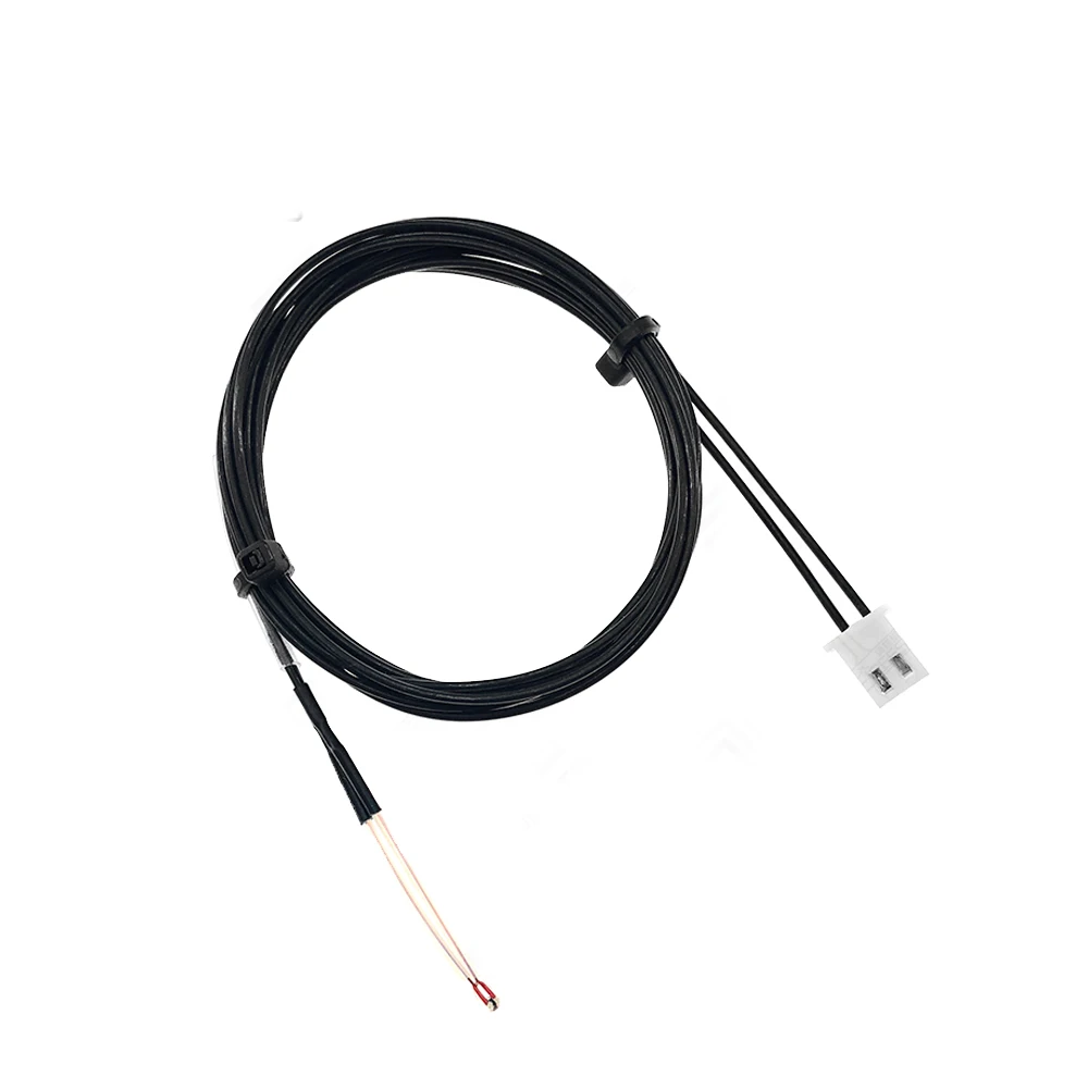 100K ohm NTC 3950 Thermistors Sensors with Cable 3D Printers Parts Temperature Part White 1M Line Accessories