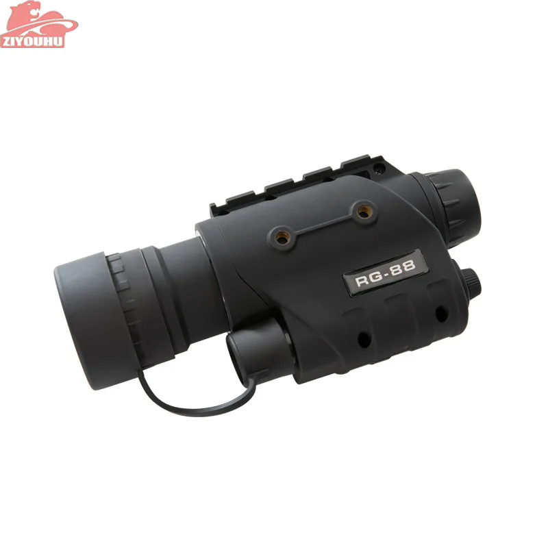 ZIYOUHU RG-88 Night Vision 5X Monocular Infrared Night Vision Goggles Telescope Hunting Scope with Mount Rail Available