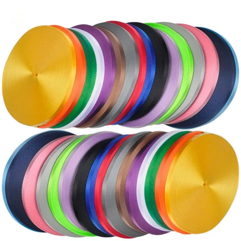 15mm 50Meters Nylon Webbing Colorful Heavy Strong Straps Bias Tape for Indoor or Outdoor Gear, Bags Hand Made Accessories Belt