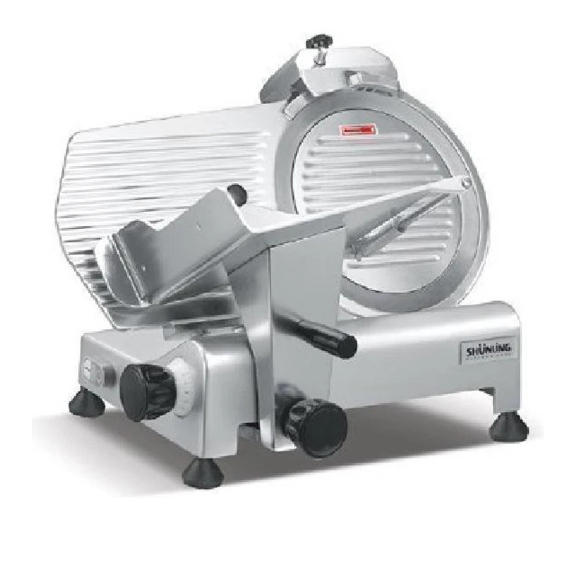 

10 Inch Semi-automatic Meat Slicer 110V/220V Frozen Beef Lamb Rolls Meat Slicing Machine Commercial Meat Grinder