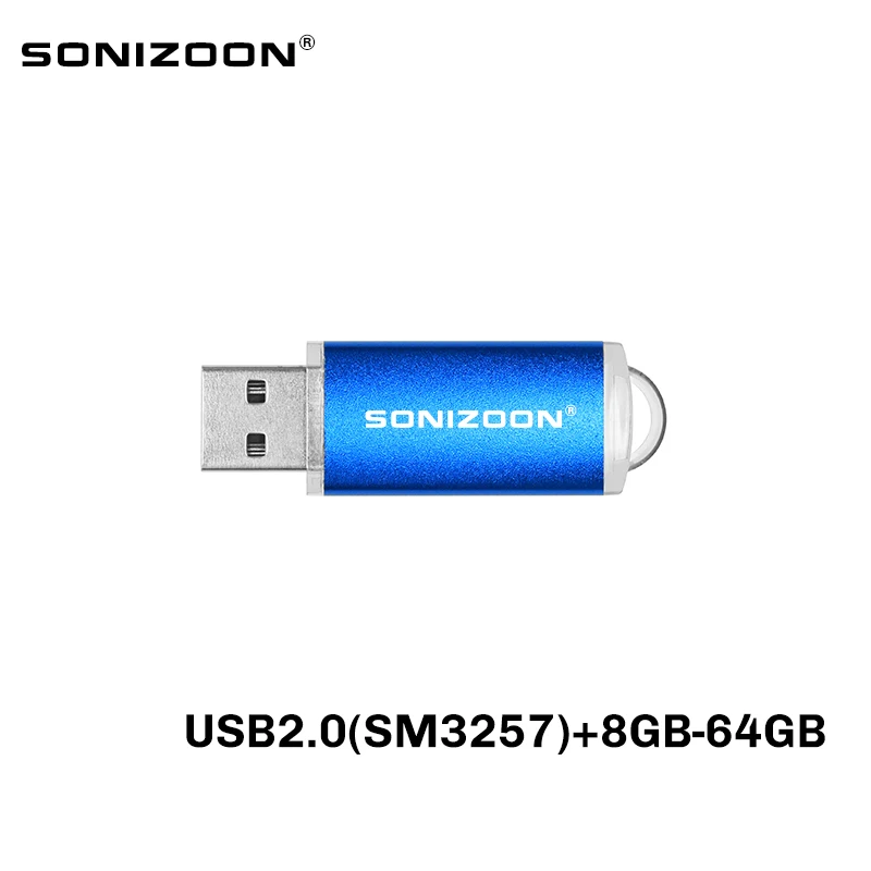 SONIZOON XEZUSB2.0001 usb2.0 flash drive Smi3257 scheme of MLC8gb 16gb 32gb 64gb Stable high speed memoria stick