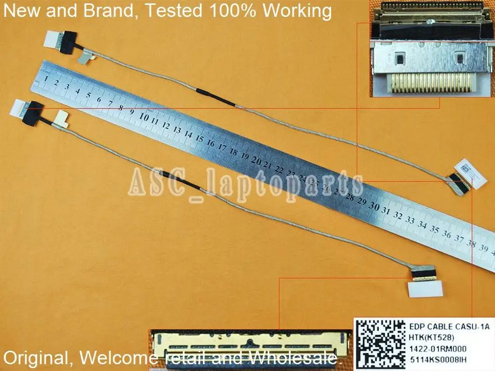 

New Original LCD LED Video Flex Cable For Toshiba L40 L40D L40D-A c40-B L45D-B C45-b CASU-1A edp 30pin Laptop 1422-01RM000