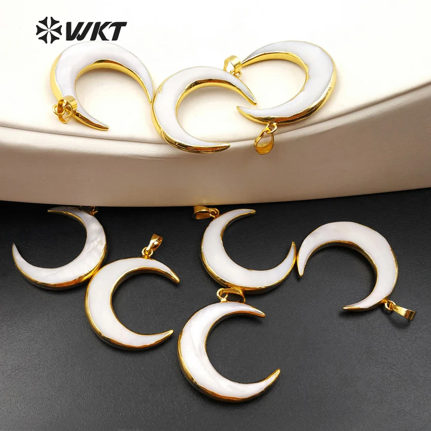 

WT-P1138 Wholesale Popular jewelry natural Sea Shells pendant Tiny shell horn pendant 9*35mm for women jewelry making