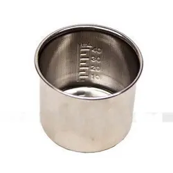 1pcs 304 health stainless steel medication cup small cup theseeggs measuring cup 40ml dial stainless steel measuring cup