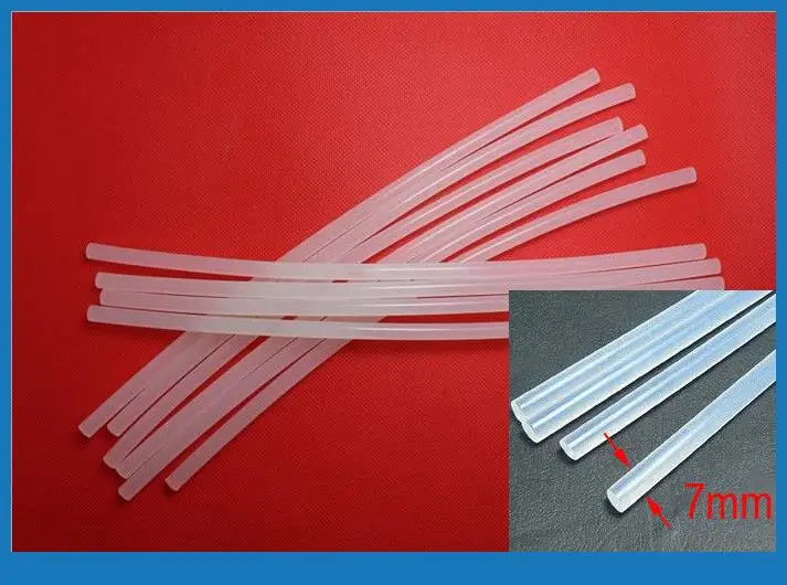 

10 PCS Diameter 7MM x 200mm Transparent hot melt glue stick strips of hot melt glue stick