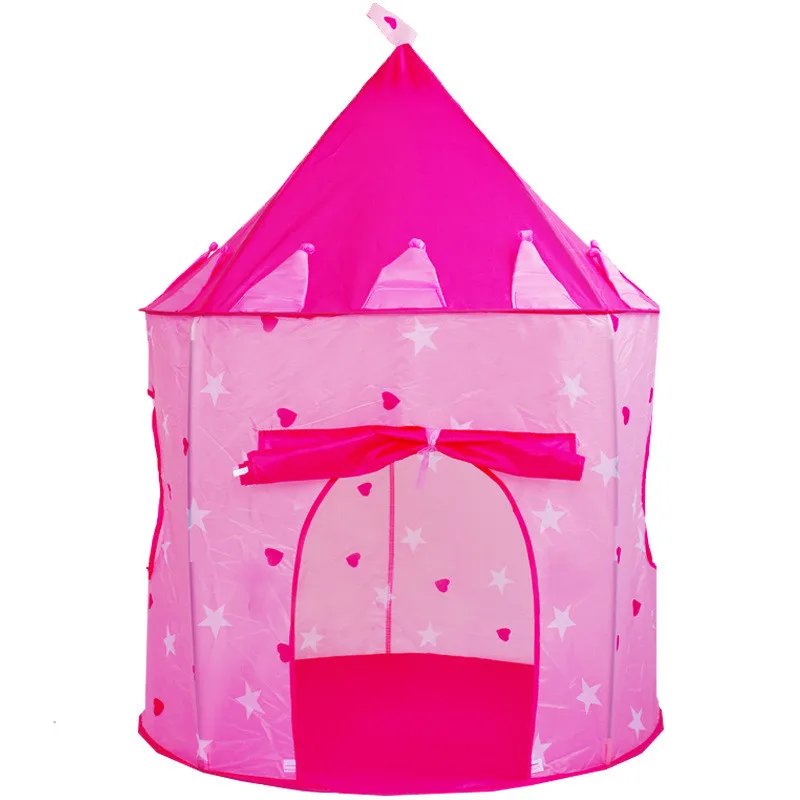 Tente de jeu pliable portable pour enfants, tente pliante prince pour garçons et filles, maison de jeu château pour enfants, cadeaux pour enfants, tentes jouets d'extérieur, 9 couleurs