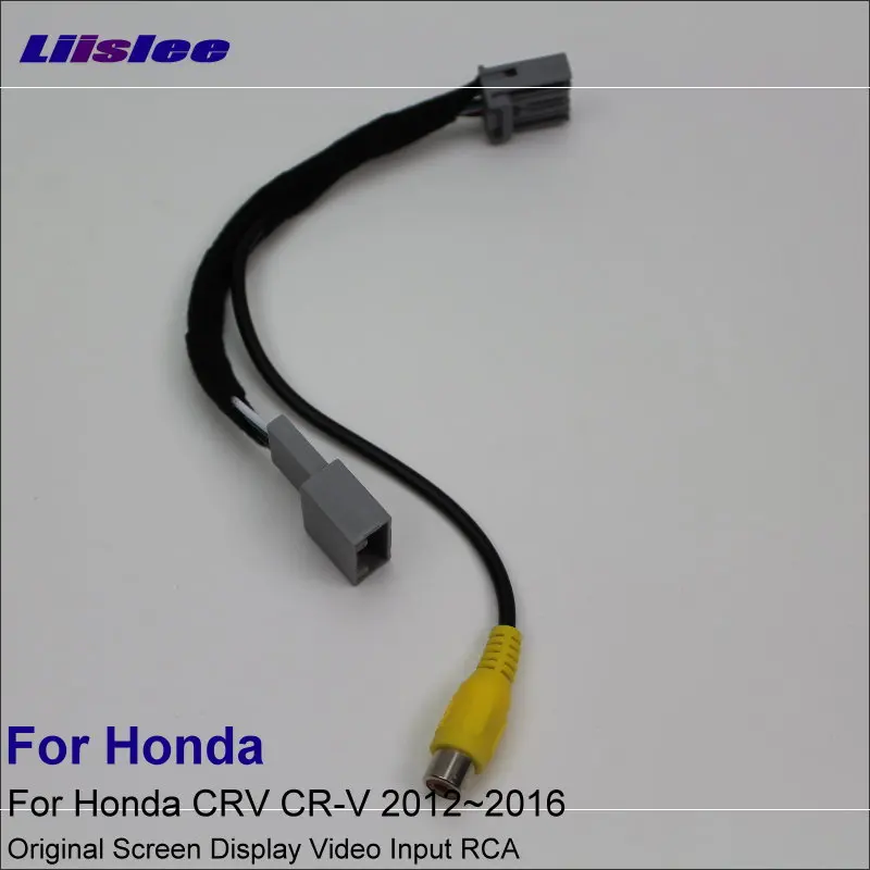 Car Rear View Camera RCA Adapter Wire For Honda CRV CR-V 2012~2016 Original Display Switch RCA Connector Convertor Cable