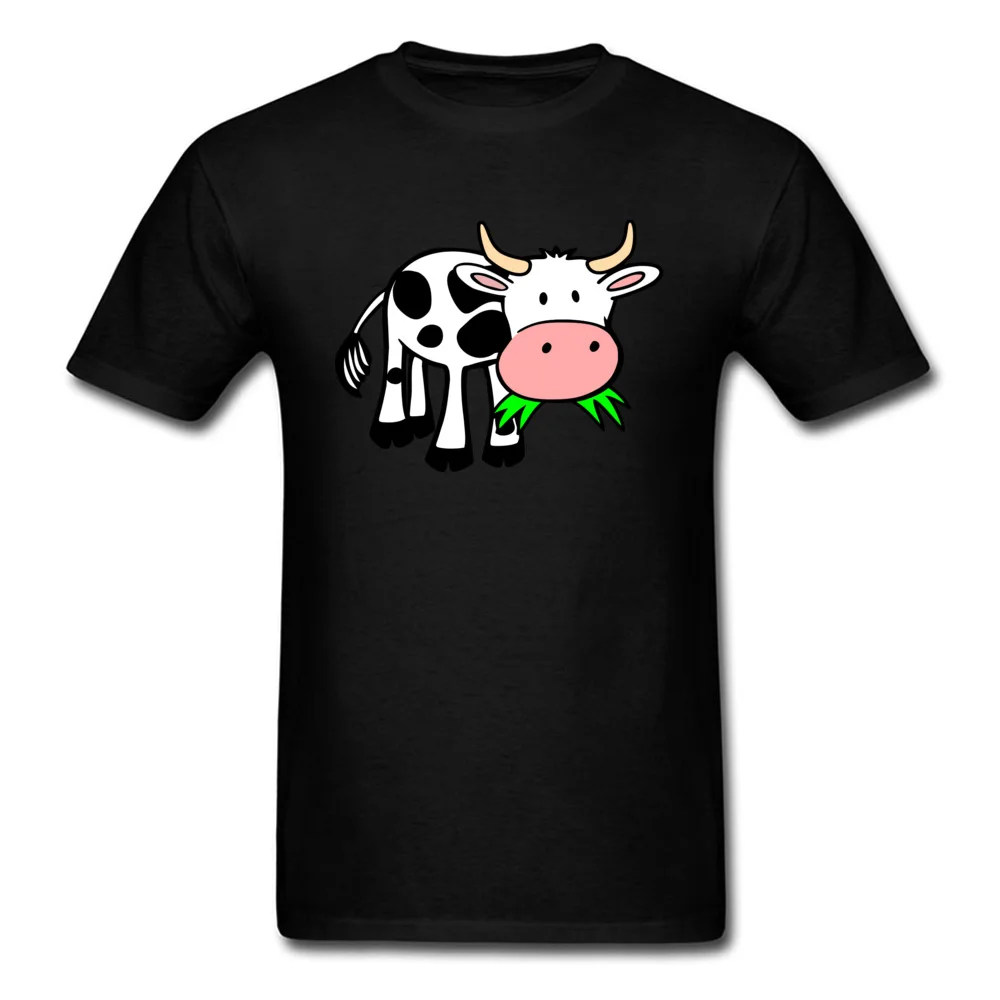 Arrival Milk Cow Men T Shirt Funny Summer T-shirts Short Sleeve O Neck Black White Tops Cotton Custom Cartoon Store