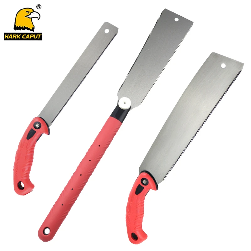 

3-edge Teeth Hand Saw Pull Razor Saw Medium Crosscut Saw For Garden Pruning Wood Bamboo PVC Plastic Cutting Woodworking Tools