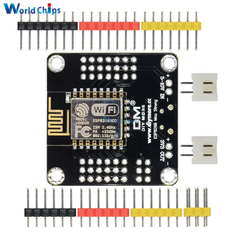 Imagem -05 - Forte Esp8266 Esp12e Ch340 Ch340g Módulo de Placa Desenvolvimento wi fi sem Fio Mcu Uart Spi Micro Antena Usb para Arduino Nodemcu dm