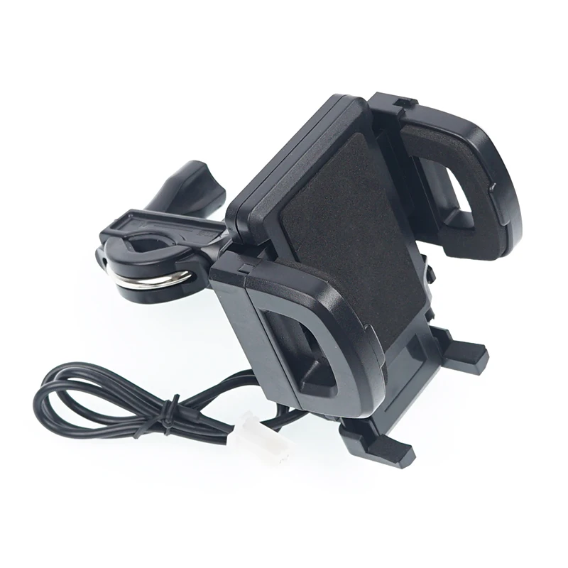 Universal Motorcycle  Bike Bicycle Handlebar Mount Holder with USB charger for mobile phone GPs