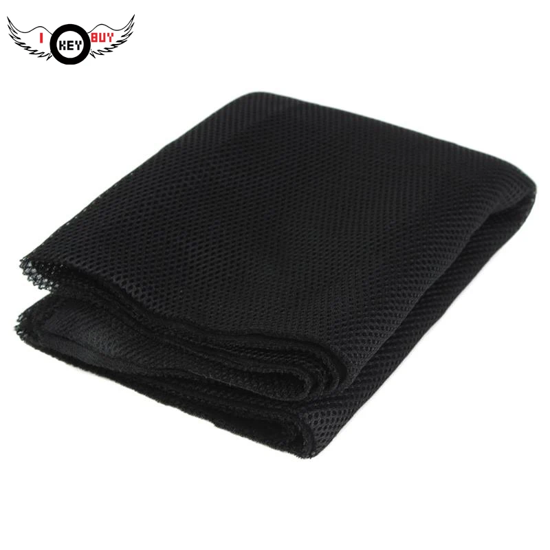 I Key Buy 140cm Width Black Car Seat Speaker Grill Fabric Mesh Cloth Sound Box Shoes Case Bag Accessory Chair Cover Accessories