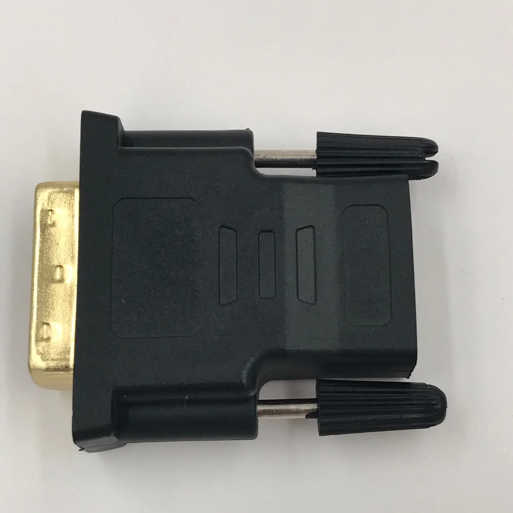 Adaptador DVI 24 + 1 a HDVT, convertidor DVI macho a hembra Compatible con HDMI para HDTV, soporte chapado en oro, 1080p, alta calidad, 1 unidad